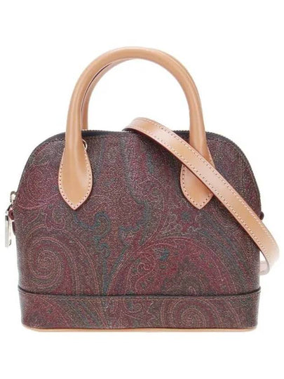 Paisley Top Handle Cross Bag Brown - ETRO - BALAAN 2