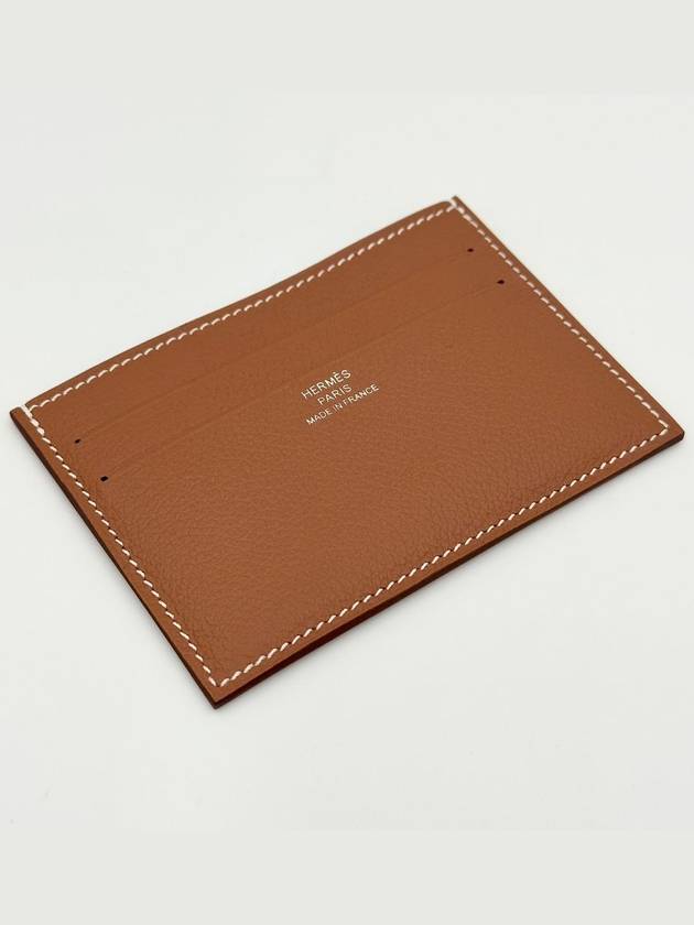 Citizen Twill Card Wallet Brown - HERMES - BALAAN 6