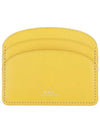 Demi Lune Card Wallet Yellow - A.P.C. - BALAAN 2