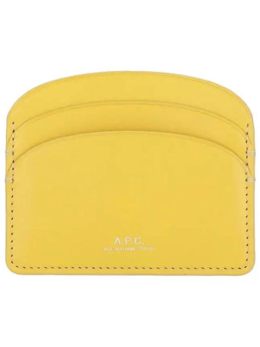 Demi Lune Card Wallet Yellow - A.P.C. - BALAAN 2