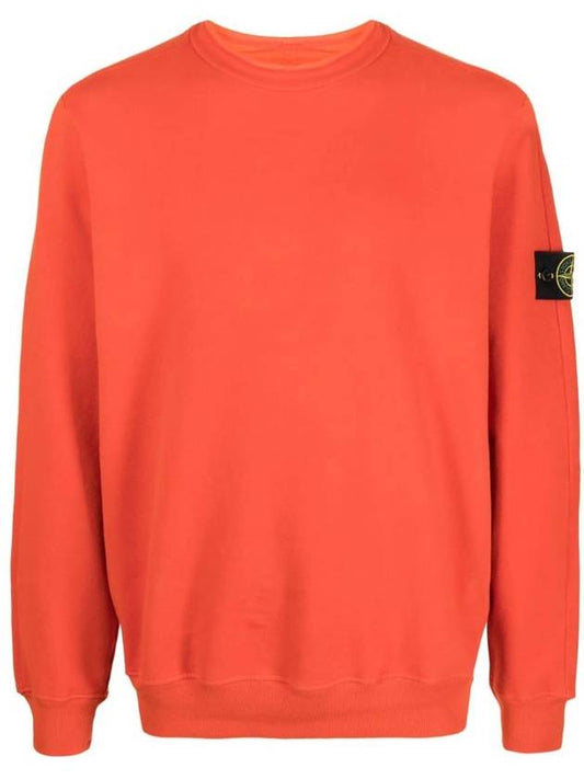 Stretch Cotton Fleece Mock Turtleneck Sweatshirt Red - STONE ISLAND - BALAAN 1