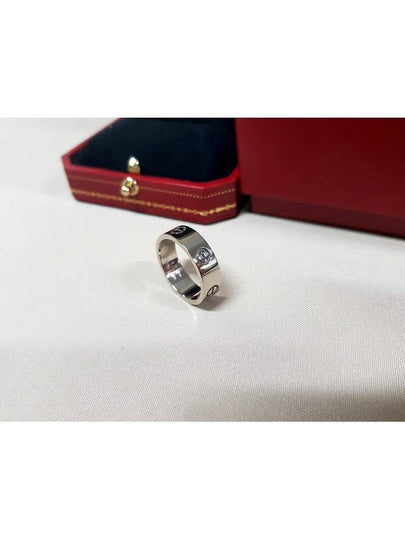 White gold 18K love ring No 56 thick - CARTIER - BALAAN 2