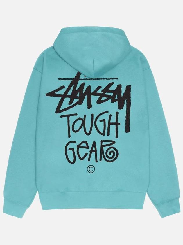 Hood Back Logo Tough Gear Ocean Blue - STUSSY - BALAAN 1