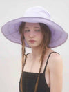 Twisted Crown Wide Hat Lavender - BROWN HAT - BALAAN 2