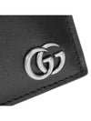 GG Marmont 2-Stage Card Wallet Black - GUCCI - BALAAN.