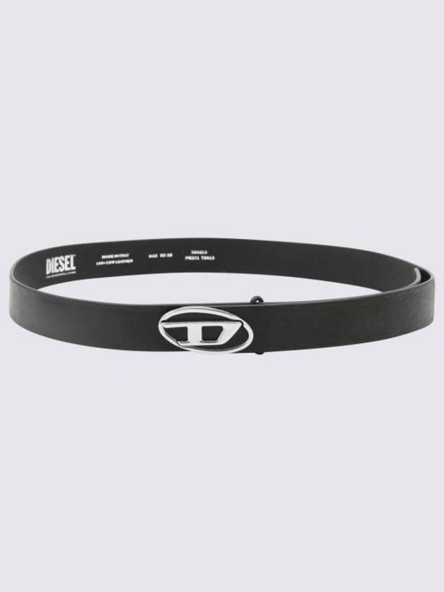 1DR Logo Buckle Belt Black - DIESEL - BALAAN 2