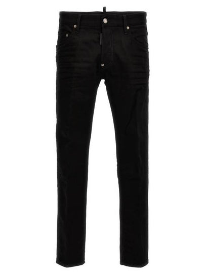 Skater Slim Cut Jeans Black - DSQUARED2 - BALAAN 2