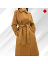 Bcollag Style Wool Single Coat Camel - MAX MARA - BALAAN 8