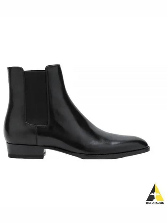 Classic Wyatt Chelsea Boots Black - SAINT LAURENT - BALAAN 2