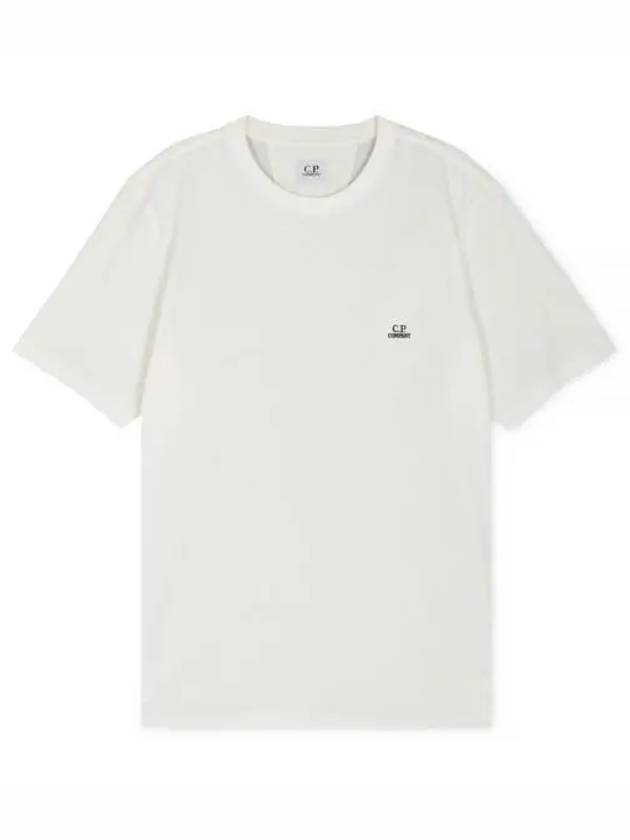 30/1 Jersey Logo Short Sleeve T-Shirt White - CP COMPANY - BALAAN 2