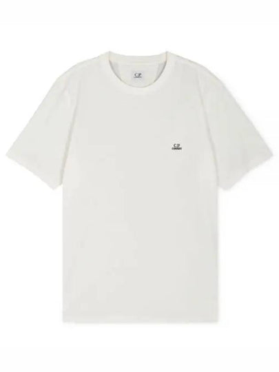 30/1 Jersey Logo Short Sleeve T-Shirt White - CP COMPANY - BALAAN 2