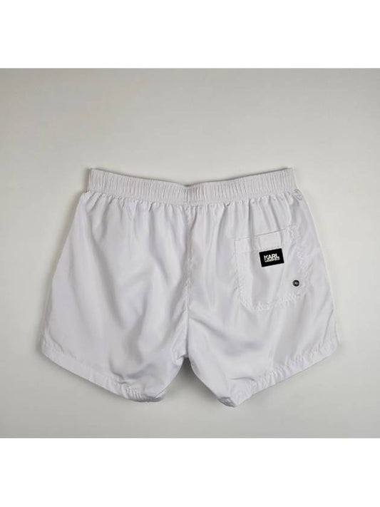 KARL Swim Shorts KL22MBS08 White MENS M - KARL LAGERFELD - BALAAN 2