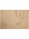 Abrigo Double Breasted Belted Trench Coat Beige - FENDI - BALAAN.