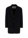 Deconstructed Boxy Fit Jacket Black - JIL SANDER - BALAAN 2