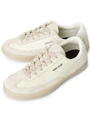 Rock Logo Print Suede Low Top Sneakers Plaster - STONE ISLAND - BALAAN 2