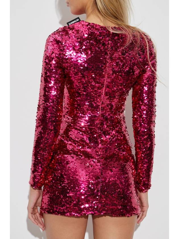 VETEMENTS Sequin Dress, Women's, Pink - VETEMENTS - BALAAN 4