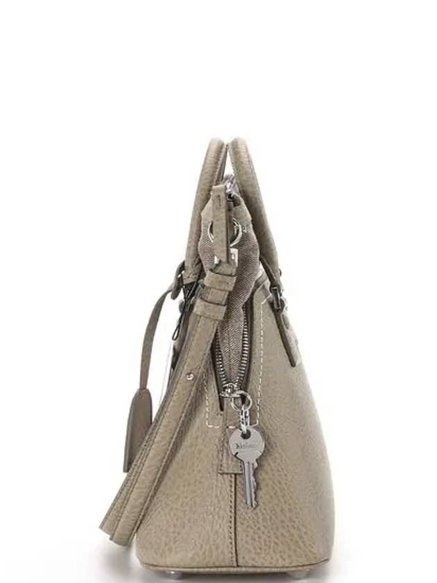 5AC Logo Patch Mini Tote Bag Beige - MAISON MARGIELA - BALAAN 3