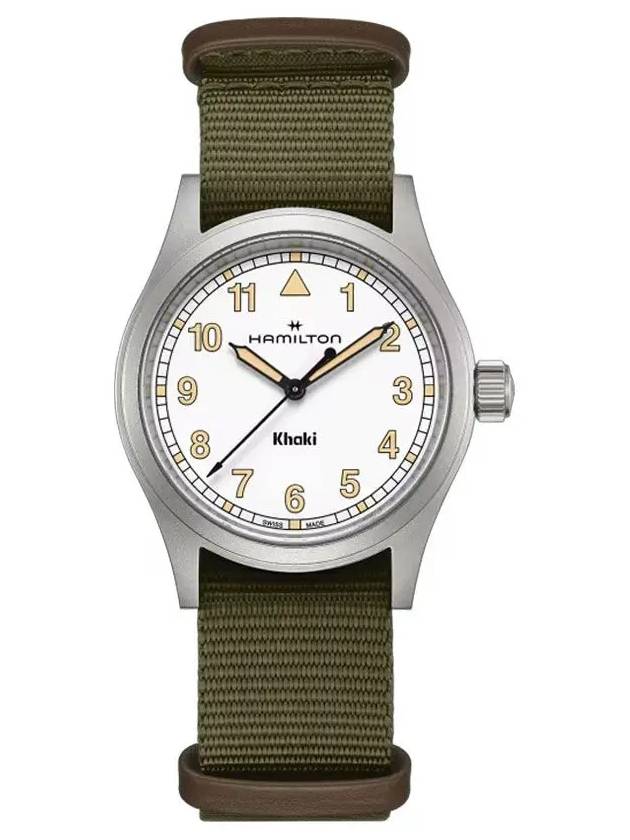 Khaki Field 38mm Quartz Watch White - HAMILTON - BALAAN 1