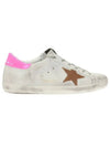 Superstar Suede Low Top Sneakers Pink White - GOLDEN GOOSE - BALAAN 2