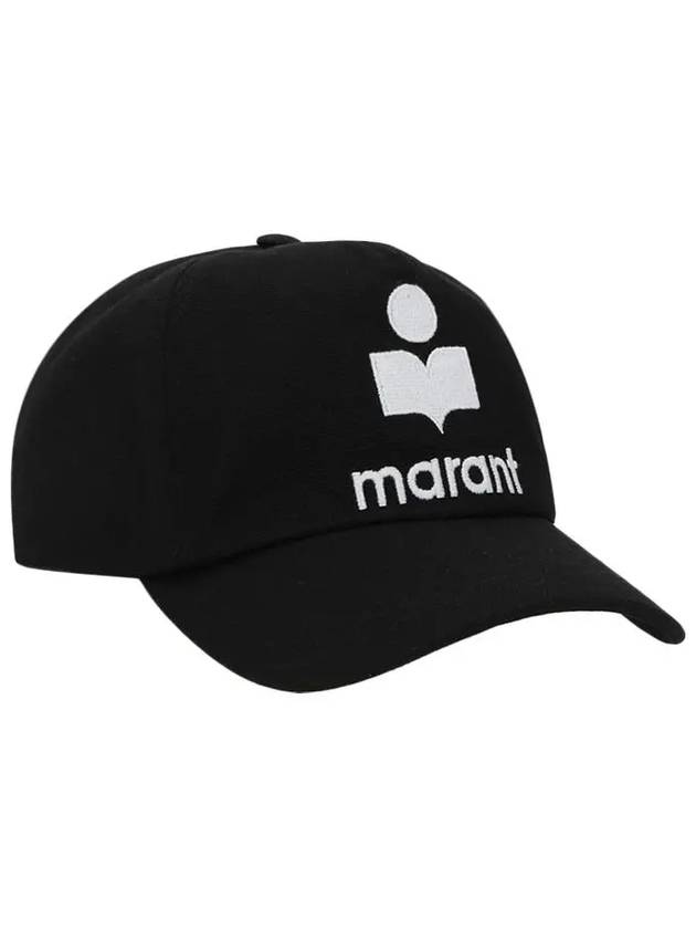 Tyron Logo Ball Cap Black - ISABEL MARANT - BALAAN 3