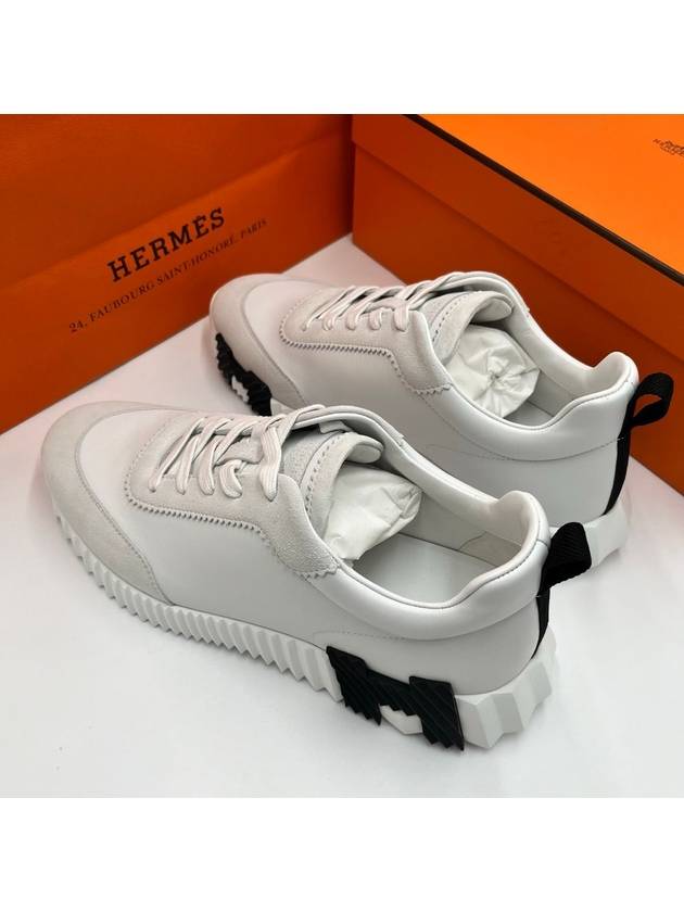 Bouncing Low Top Sneakers White - HERMES - BALAAN 5