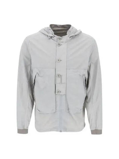 Flatt Nylon Goggle Over Long Sleeve Shirt Grey - CP COMPANY - BALAAN 2