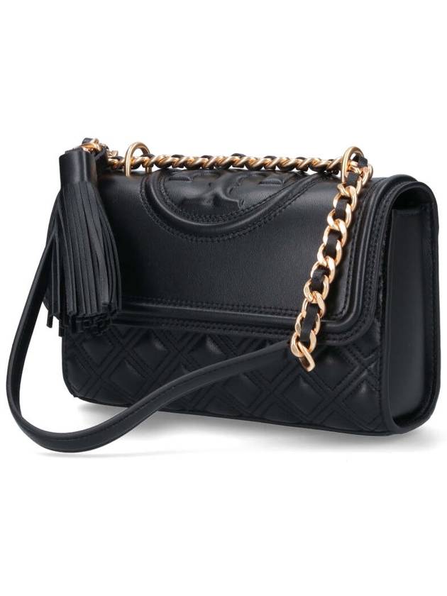 Small Fleming Convertible Shoulder Bag Black - TORY BURCH - BALAAN 3