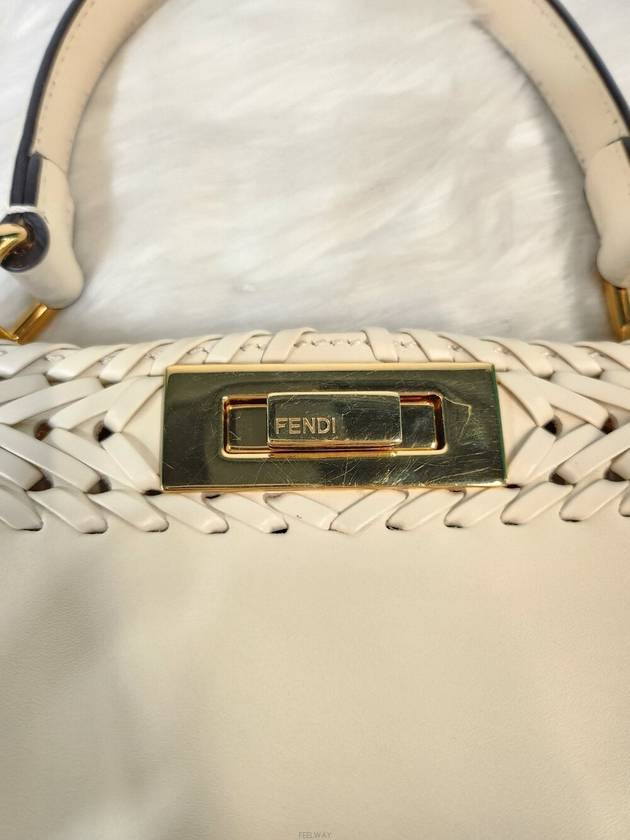 Daol Beomeo Branch Peekaboo ICU White Stitch 8BN321 Condition A - FENDI - BALAAN 6