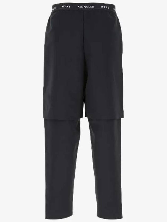 Genius HYKE logo band layered pants 2A00001M1187 - MONCLER - BALAAN 1