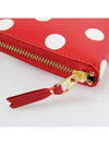 SA0110PD RED dot zipper long wallet - COMME DES GARCONS - BALAAN 5