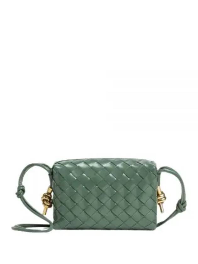 Intrecciato Loop Camera Mini Shoulder Bag Aloe - BOTTEGA VENETA - BALAAN 2