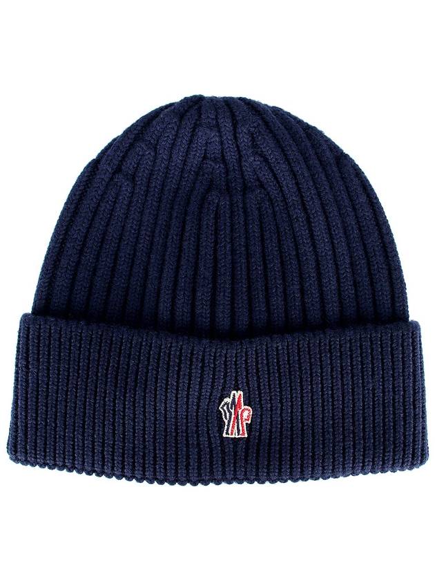 Grenoble Logo Wool Beanie 3B00010 04761 778 - MONCLER - BALAAN 2