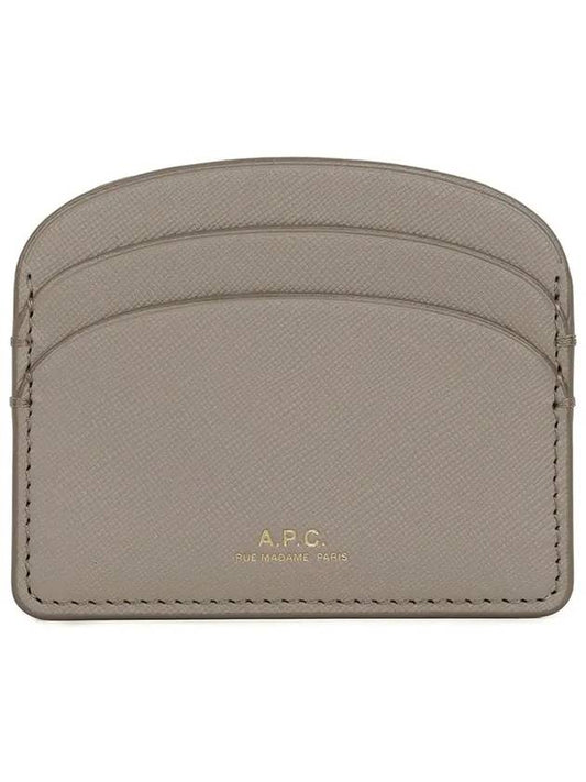 Demi Lune Card Wallet Grey - A.P.C. - BALAAN 2