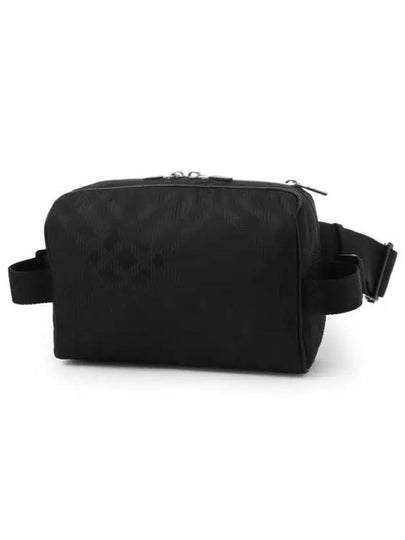 Check Jacquard Belt Bag Black - BURBERRY - BALAAN 2