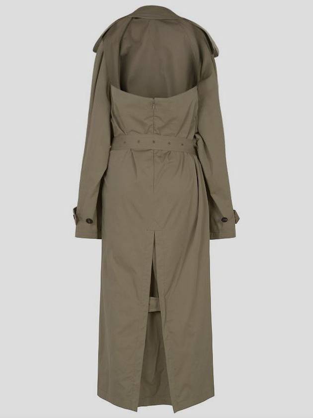 Women s Suspended Trench Long Dress Beige - BALENCIAGA - BALAAN 3