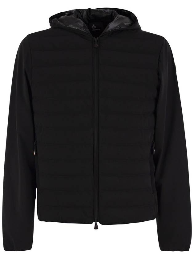 Grenoble Padded Zip-Up Hoodie Black - MONCLER - BALAAN 2