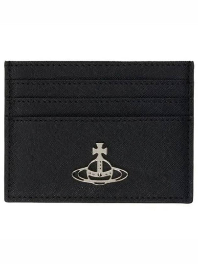 Logo Plaque Card Wallet Black - VIVIENNE WESTWOOD - BALAAN 2