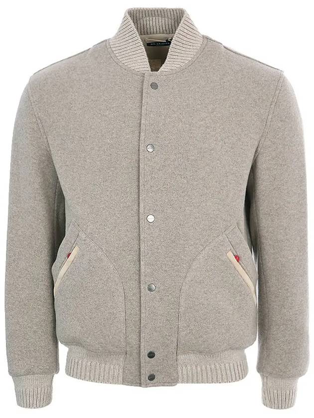 22FW UW1214 BEIGE Cashmere Lambskin Beige Blouson Jacket - KITON - BALAAN 1