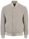 22FW UW1214 BEIGE Cashmere Lambskin Beige Blouson Jacket - KITON - BALAAN 2