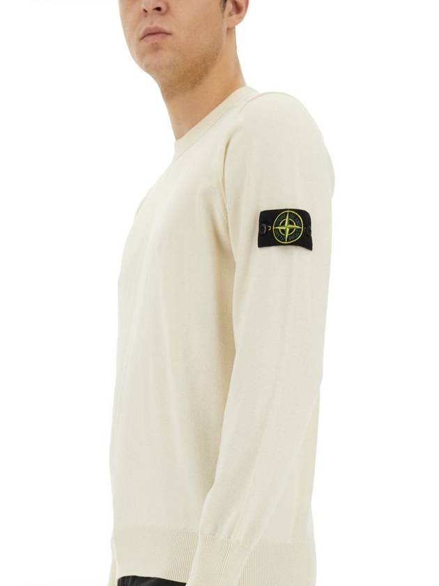 Stone Island Jersey With Logo - STONE ISLAND - BALAAN 4