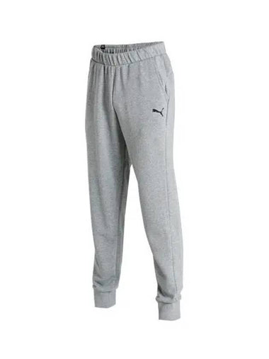 Essential French Terry Closed Track Pants Grey - PUMA - BALAAN 1