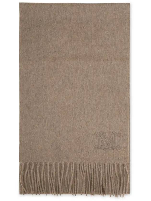 Women's Wsdalia Fringe Cashmere Muffler Hazelnut Brown - MAX MARA - BALAAN 4