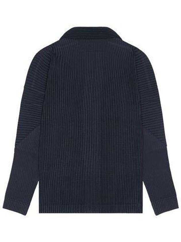 Monthly Color November Long Sleeve Shirt Midnight Blue - ISSEY MIYAKE - BALAAN 3