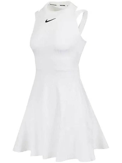 Court Slam Dri Fit Tennis Short Dress White - NIKE - BALAAN 2