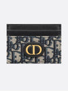 30 Montaine 5 Slot Oblique Jacquard Card Wallet Blue - DIOR - BALAAN 2