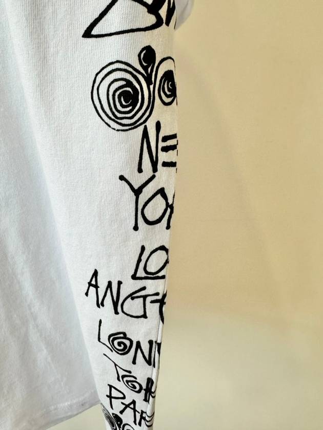 AU Australia TEST STRIKE RELAXED T Shirt ST124W2008 White WOMENS - STUSSY - BALAAN 5