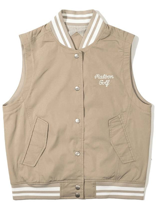 Bucket Woven Vest BEIGE WOMAN - MALBON GOLF - BALAAN 1