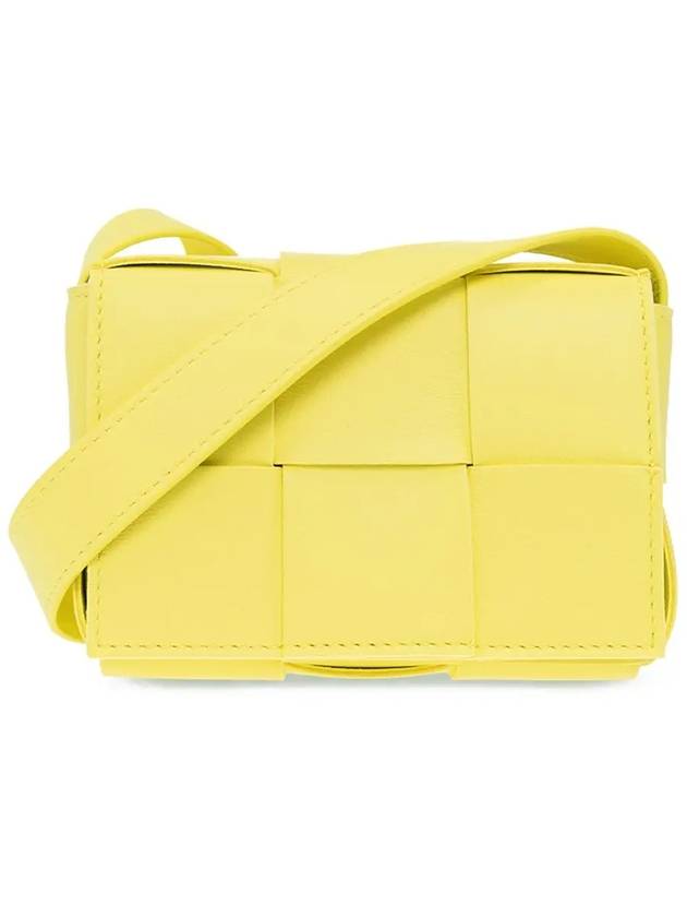 Intrecciato Cassette Small Cross Bag Sherbert - BOTTEGA VENETA - BALAAN 2