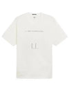 Mercerized Jersey Graphic Face Short Sleeve T-Shirt White - CP COMPANY - BALAAN 2