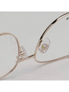 Glasses frame BY5036H 028 light gold-rimmed glasses - BALLY - BALAAN 6